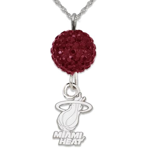 miami heat necklace.